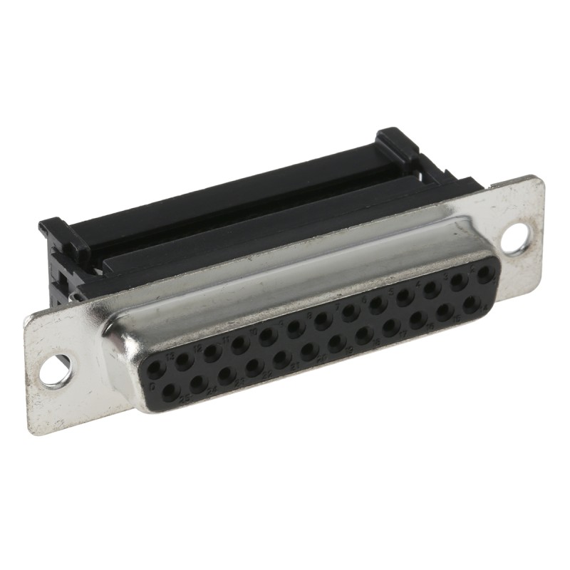 1 pcs - RS PRO 25 Way Cable Mount D-sub Connector Socket, 2.77mm Pitch