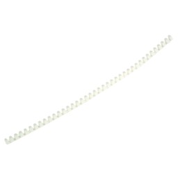 1 pcs - HellermannTyton HTC White Slotted Flexible Panel Trunking - Flexible Slot, W9 mm x D11mm, L0.5m, Plastic