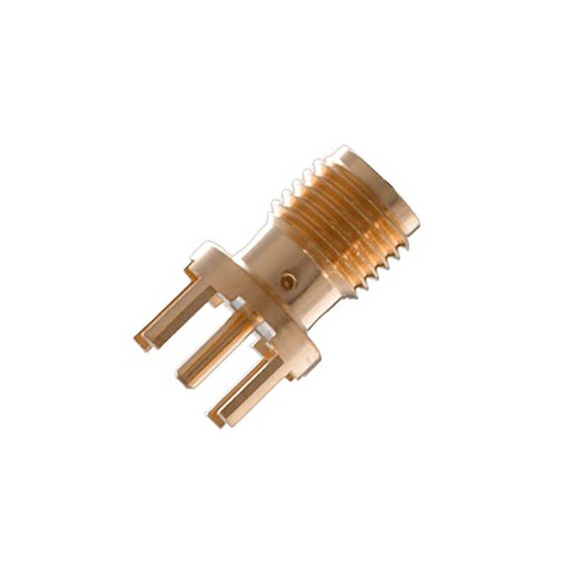 1 pcs - Cinch SMA Series, jack PCB Mount SMA Connector, 50Ω, Solder Termination, Straight Body