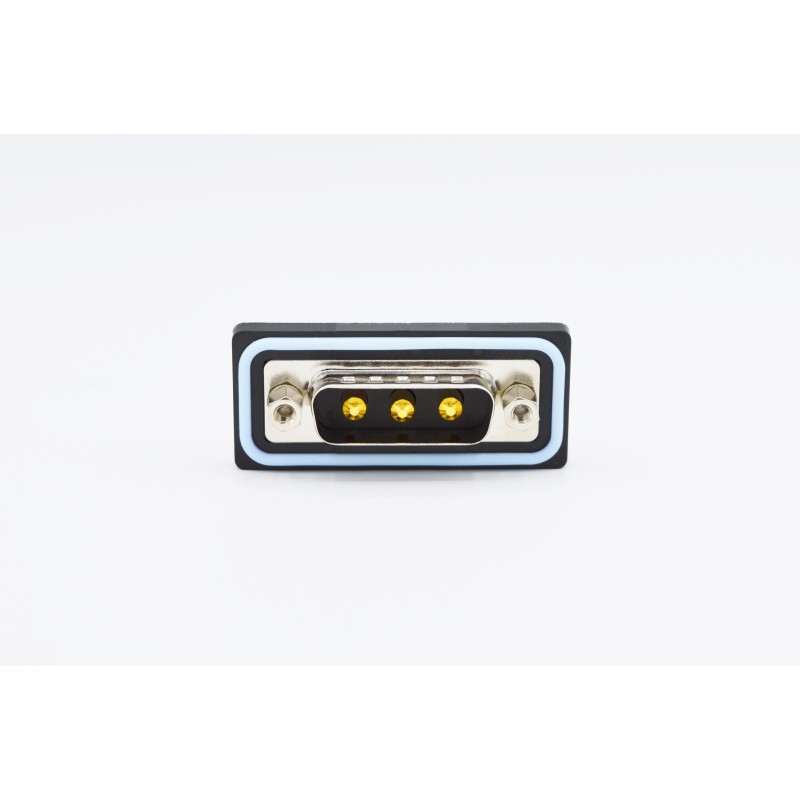 1 pcs - Norcomp CDF 15 Way Right Angle Solder D-sub Connector Plug, 6.85mm Pitch, with 4-40 Boardlocks