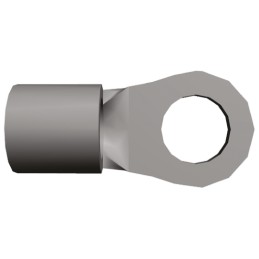 100 pcs - TE Connectivity, Budget Uninsulated Ring Terminal, M3.5 (6) Stud Size, 1mm² to 2.6mm² Wire Size