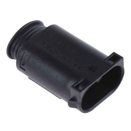 1 pcs - TE Connectivity, Micro Quadlok System Automotive Connector Plug 6 Way