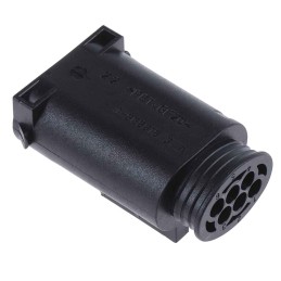 1 pcs - TE Connectivity, Micro Quadlok System Automotive Connector Plug 6 Way
