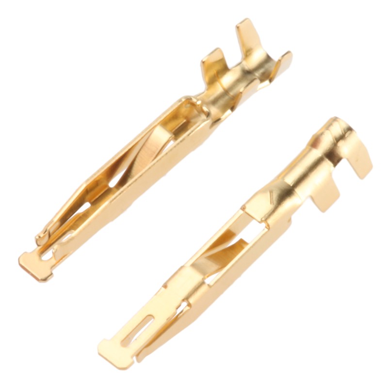 100 pcs - JAE Female Crimp Circular Connector Contact, Wire Size 25 - 21 AWG