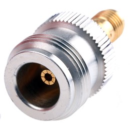 15 pcs - Huber+Suhner Straight 50Ω RF Adapter N Socket to SMA Socket 12.4GHz