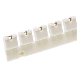 1000 pcs - Molex, C-Grid Shunt Female Straight Natural Open Top 2 Way 1 Row 2.54mm Pitch