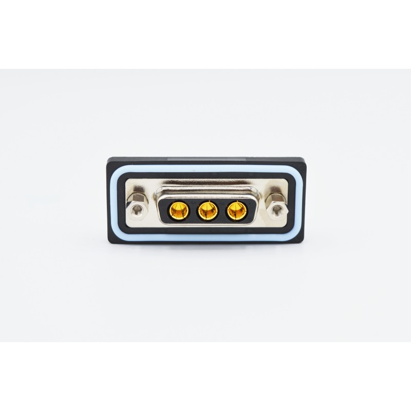 1 pcs - Norcomp CDF 15 Way Right Angle Solder D-sub Connector Socket, 6.85mm Pitch, with 4-40 Boardlocks