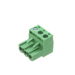 1 pcs - RS PRO 5mm Pitch 3 Way Pluggable Terminal Block, Plug, Free Hanging (In Line)