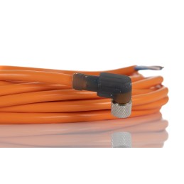 1 pcs - Lumberg Automation Right Angle Female 4 way M8 to Unterminated Sensor Actuator Cable, 5m