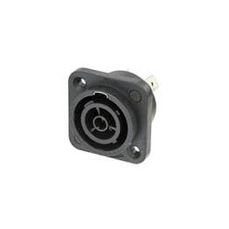 1 pcs : NAC3FPX-WOT-TOP - AC Power Plugs & Receptacles powerCON Rcpt F 1/4 tab trm IP65 UV