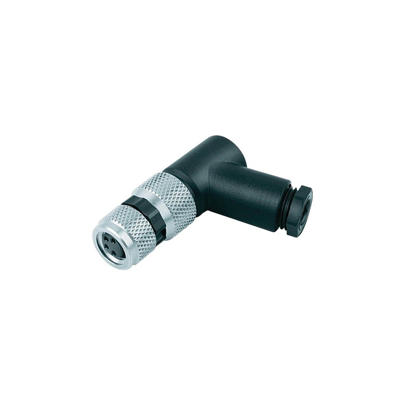 1 pcs - Binder Circular Connector, 3 Contacts, Cable Mount, M8 Connector, Socket, Female, IP67, 768 Series