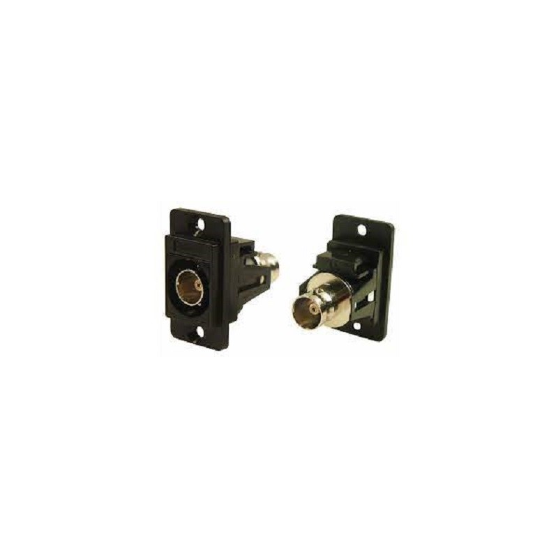 1 pcs - RS PRO, jack Panel Mount BNC Connector, 75Ω, Cable Termination, Straight Body