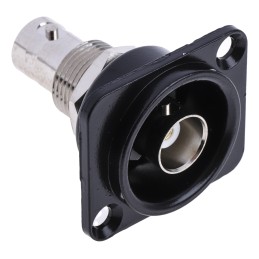 1 pcs - RS PRO, jack Panel Mount BNC Connector, 50Ω, Straight Body
