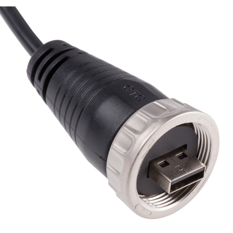 1 pcs - RS PRO USB 2.0 Cable, Male USB A to Male USB A Cable, 2.1m