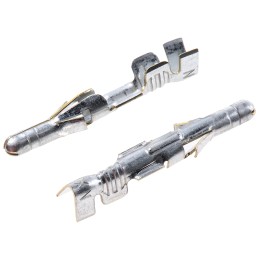 100 pcs - Molex STANDARD .093' Series Male Crimp Terminal, 22AWG Min, 18AWG Max