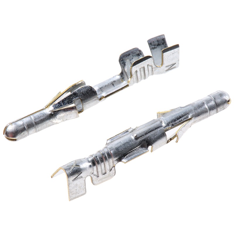 100 pcs - Molex STANDARD .093' Series Male Crimp Terminal, 22AWG Min, 18AWG Max