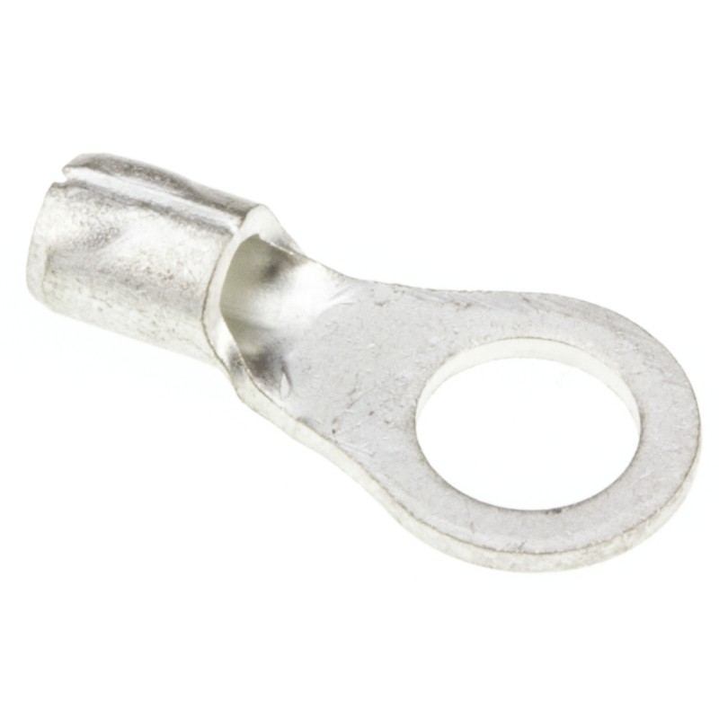 100 pcs - JST, R Uninsulated Ring Terminal, 5mm Stud Size, 1mm² to 2.6mm² Wire Size
