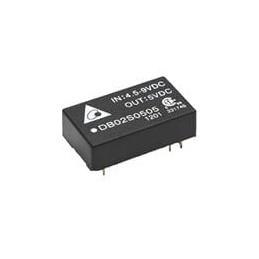 1 pcs : DB02S2412A - Isolated DC/DC Converters - Through Hole DC/DC Converter, 12Vout, 2W