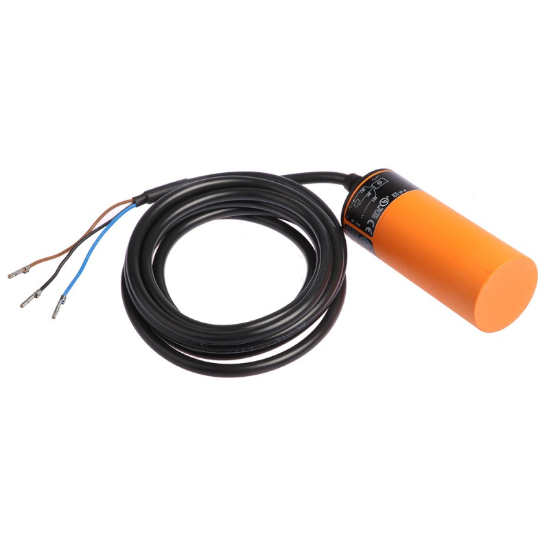 1 pcs - ifm electronic Capacitive Barrel-Style Proximity Sensor, 20 mm Detection, PNP Output, 10 - 36 V dc, IP65