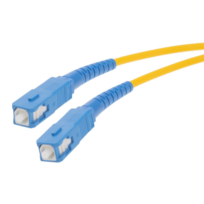 1 pcs - RS PRO SC to SC Simplex Single Mode OS1 Fibre Optic Cable, 9/125μm, Yellow, 10m