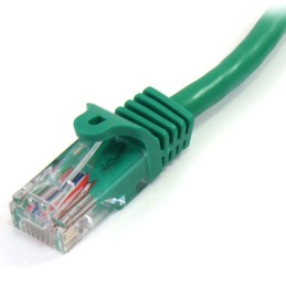 1 pcs - StarTech.com Cat5e Male RJ45 to Male RJ45 Ethernet Cable, U/UTP, Green PVC Sheath, 3m, CM Rated