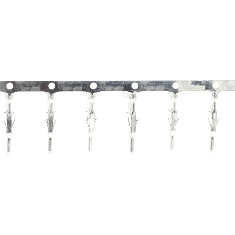 100 pcs - Molex Mini-Fit Series Male Crimp Terminal, 24AWG Min, 18AWG Max