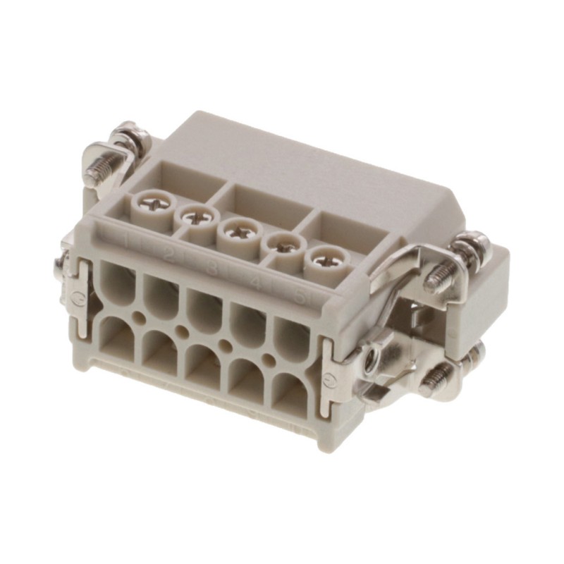 1 pcs - Molex Heavy Duty Power Connector Module, 16A, Male, 93601 Series, 10 Contacts