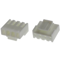 125 pcs - JST, VHR Female Connector Housing, 3.96mm Pitch, 4 Way, 1 Row