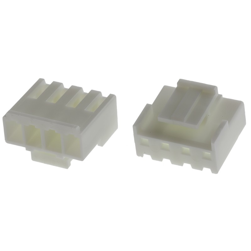 125 pcs - JST, VHR Female Connector Housing, 3.96mm Pitch, 4 Way, 1 Row