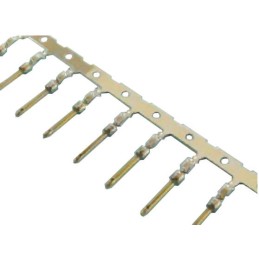 100 pcs - Amphenol, L17RR Series, Female Crimp D-sub Connector Contact, Gold over Nickel, 24 - 28 AWG