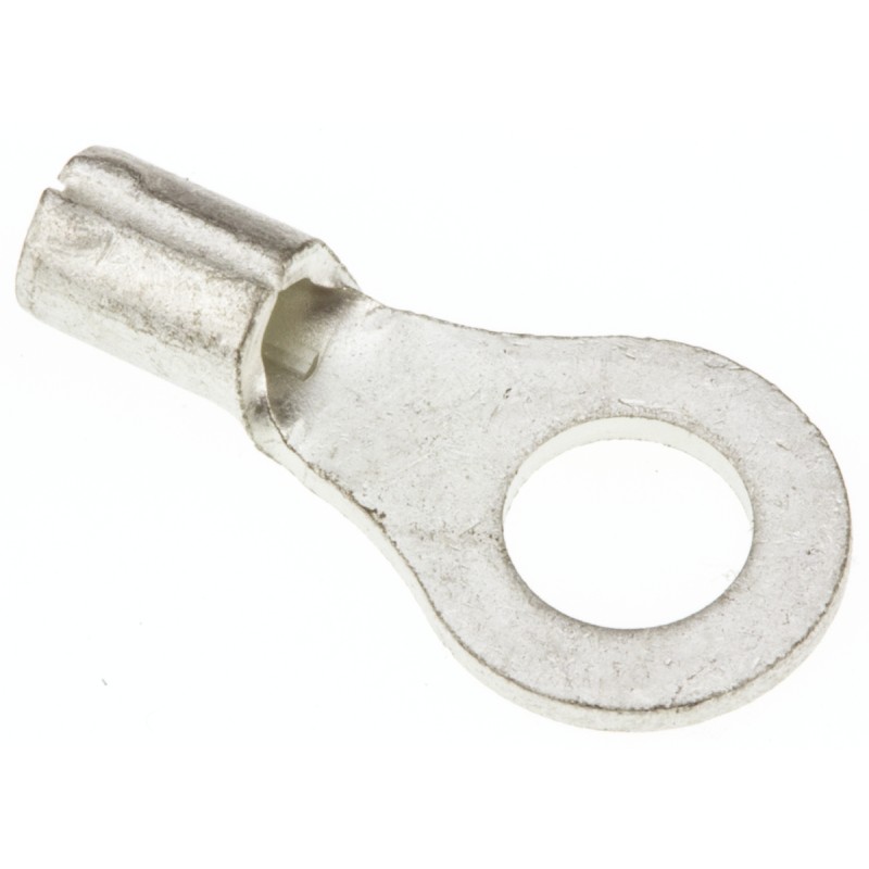 100 pcs - JST, R Uninsulated Ring Terminal, 4mm Stud Size, 0.25mm² to 1.65mm² Wire Size