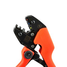 1 pcs - RS PRO Hand Ratcheting Crimp Tool for Insulated Spade Connectors, 0,75 - 6mm² Wire