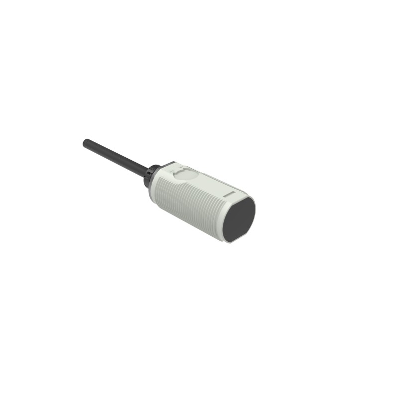 1 pcs - RS PRO Through Beam Photoelectric Sensor, Cylindrical Sensor, 20 m Detection Range
