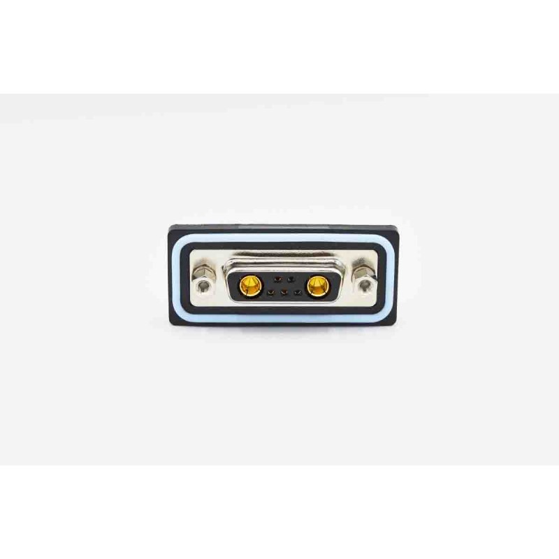 1 pcs - Norcomp CDFV 3 Way Vertical PCB D-sub Connector Socket, 6.85mm Pitch, with 4-40 Screw Locks, Boardlocks