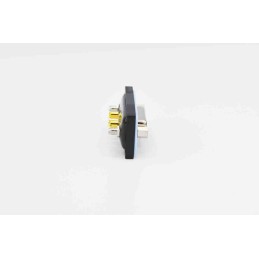 1 pcs - Norcomp CDFV 3 Way Vertical PCB D-sub Connector Socket, 6.85mm Pitch, with 4-40 Screw Locks, Boardlocks