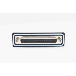 1 pcs - Norcomp CDFR 7 Way PCB D-sub Connector Socket, 2.77mm Pitch, with 4-40 Screw Locks