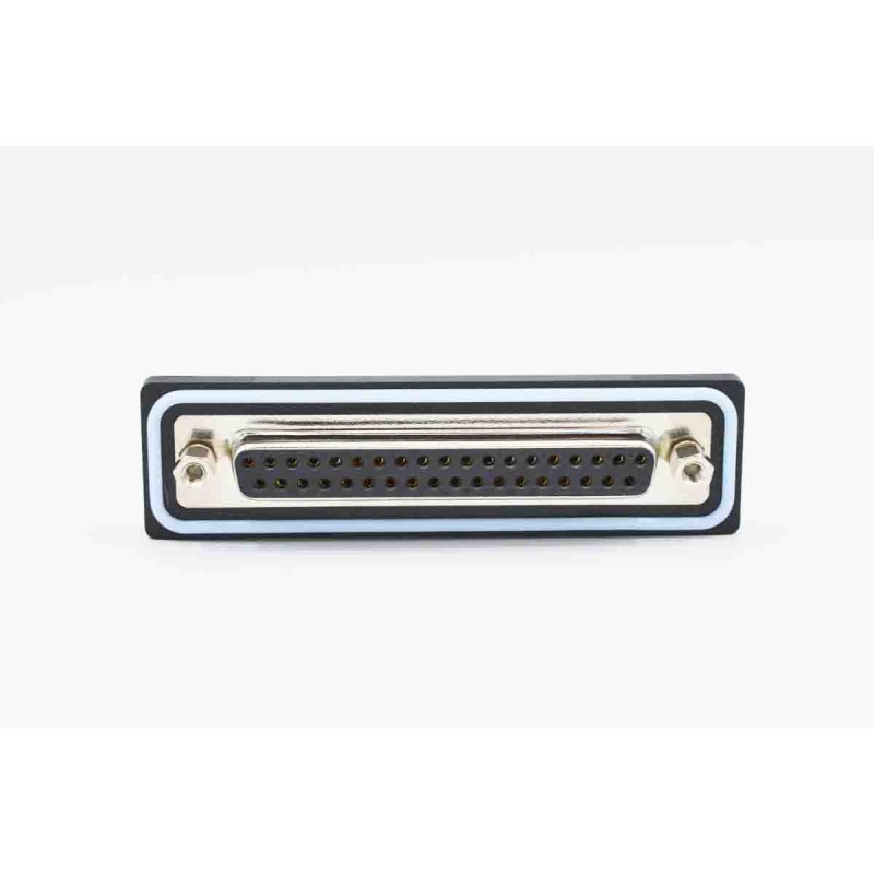 1 pcs - Norcomp CDFR 7 Way PCB D-sub Connector Socket, 2.77mm Pitch, with 4-40 Screw Locks