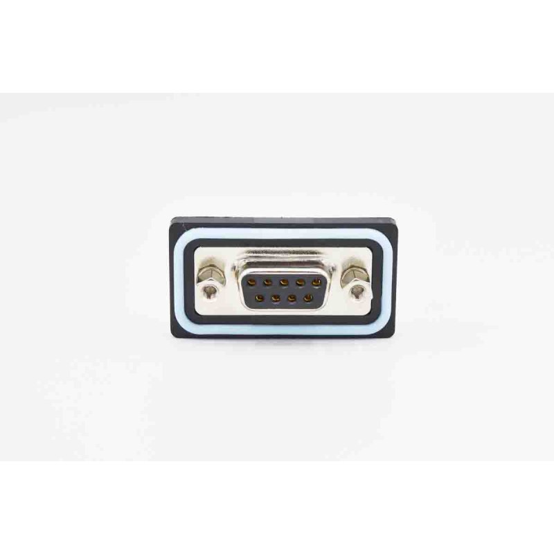 1 pcs - Norcomp CDFV 7 Way Vertical PCB D-sub Connector Socket, 2.77mm Pitch, with 4-40 Screw Locks, Boardlocks