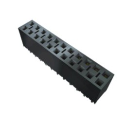1 pcs - Samtec BCS Series Straight Through Hole Mount PCB Socket, 20-Contact, 2-Row, 2.54mm Pitch, Solder Termination