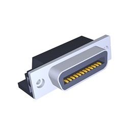 1 pcs - TE Connectivity CHAMP Series Right Angle PCB Mount PCB Socket, 24-Contact, 2-Row, 2.16mm Pitch, Solder Termination