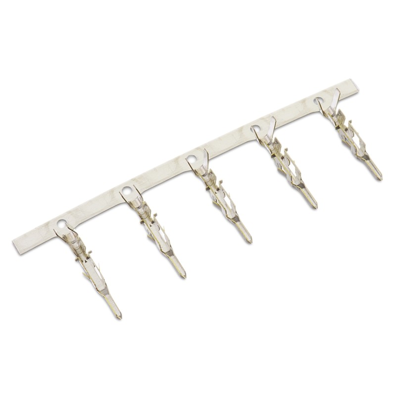 100 pcs - Wurth Elektronik WR-MPC4 Series Male Crimp Terminal, 16AWG Max