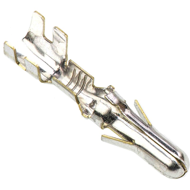 100 pcs - TE Connectivity 0.140 Mate-N-LOK Series Male Crimp Terminal, 14AWG Min, 10AWG Max