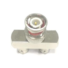 1 pcs - RS PRO Tee 50Ω Coaxial Adapter BNC Plug Plug to BNC Socket 4GHz