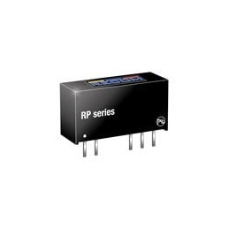 1 pcs : RP-1209S - Isolated DC/DC Converters - Through Hole 1W DC/DC 5.2kV UNREG 12Vin 9Vout