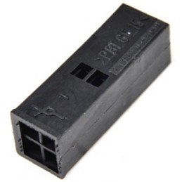 1 pcs - TE Connectivity, AMPMODU Female Connector Housing, 2.54mm Pitch, 4 Way, 2 Row
