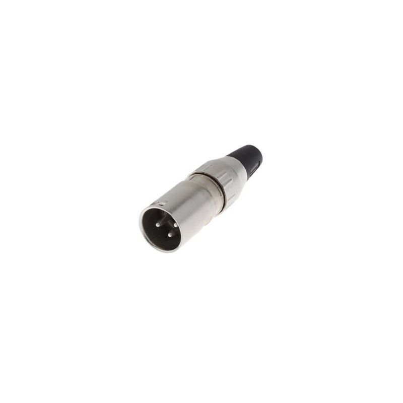 1 pcs - Deltron Cable Mount XLR Connector, Male, 50 V ac, 5 Way, Silver Plating