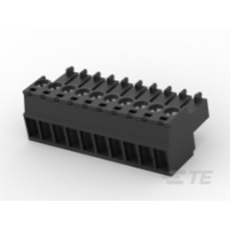 1 pcs - TE Connectivity 3.5mm Pitch 10 Way Pluggable Terminal Block, Plug, Cable Mount, Screw Termination