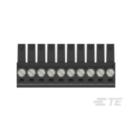 1 pcs - TE Connectivity 3.5mm Pitch 10 Way Pluggable Terminal Block, Plug, Cable Mount, Screw Termination