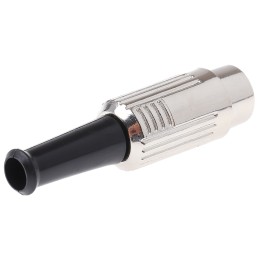 1 pcs - RS PRO 7 Pole Din Plug, 1A, 100 V ac, Push Lock, Male, Cable Mount