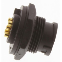 1 pcs - Amphenol Industrial Circular Connector, 5 Contacts, Panel Mount, Plug, Male, IP67, Ceres Series